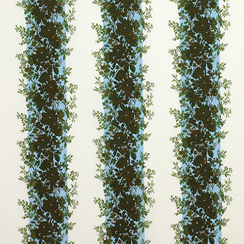 papier peint style castaing avec des motifs de végétation