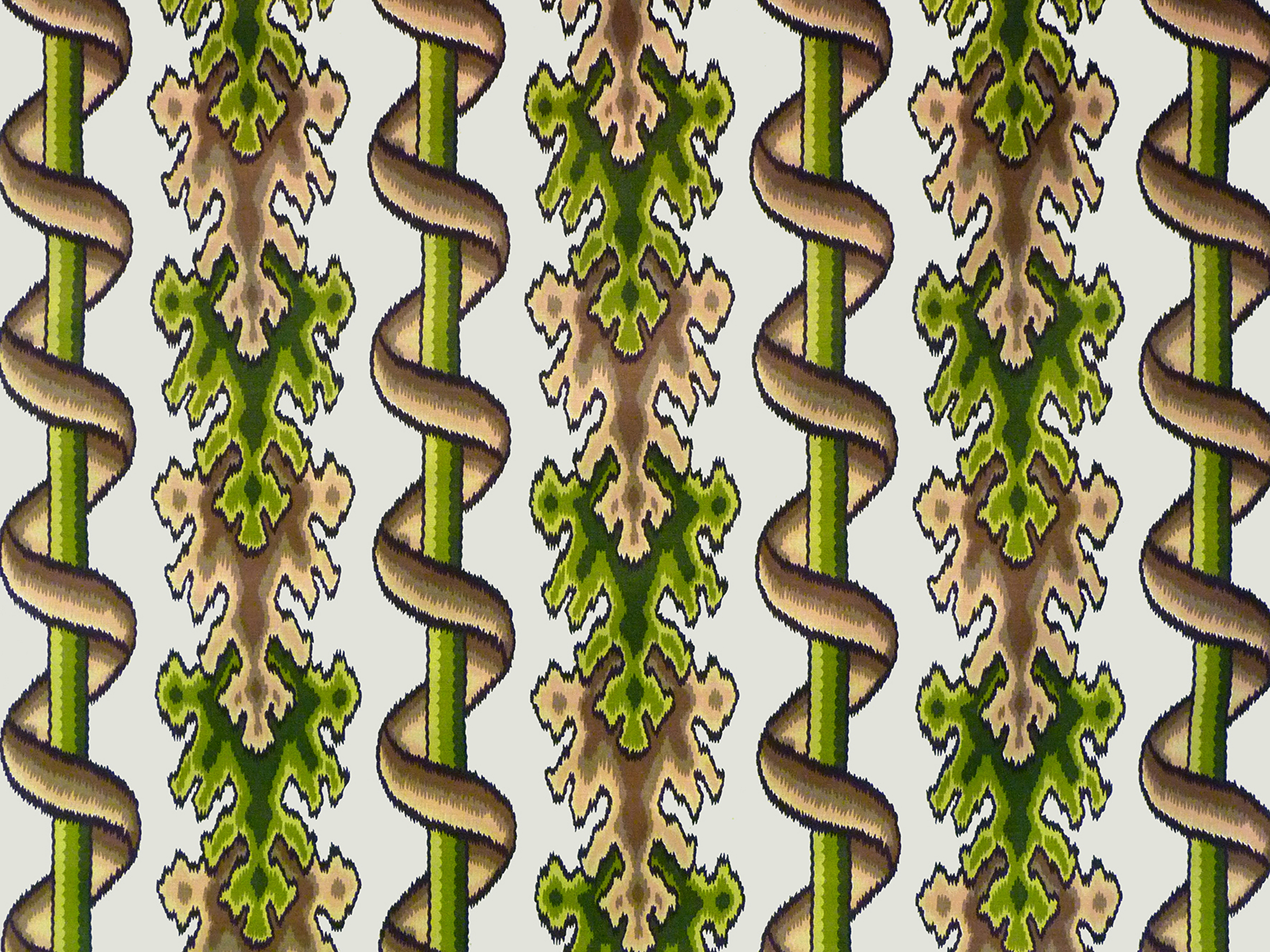 zoom colori POINT DE HONGRIE - Hamot vert