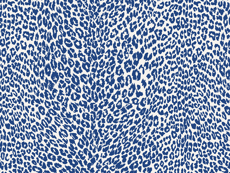 zoom colori PETIT LEOPARD bleu rive gauche